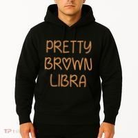 Pretty Libra September October Birthday Asian Latino Black Hoodie thumb 2