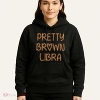 Pretty Libra September October Birthday Asian Latino Black Hoodie thumb 5