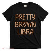 Pretty Libra September October Birthday Asian Latino Black T-Shirt thumb 0