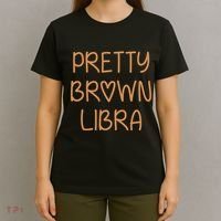 Pretty Libra September October Birthday Asian Latino Black T-Shirt thumb 4