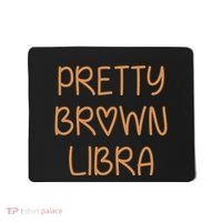 Pretty Libra September October Birthday Asian Latino Black Mousepad thumb 0