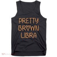 Pretty Libra September October Birthday Asian Latino Black Tank Top thumb 0