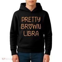 Pretty Libra September October Birthday Asian Latino Black Kids Hoodie thumb 4
