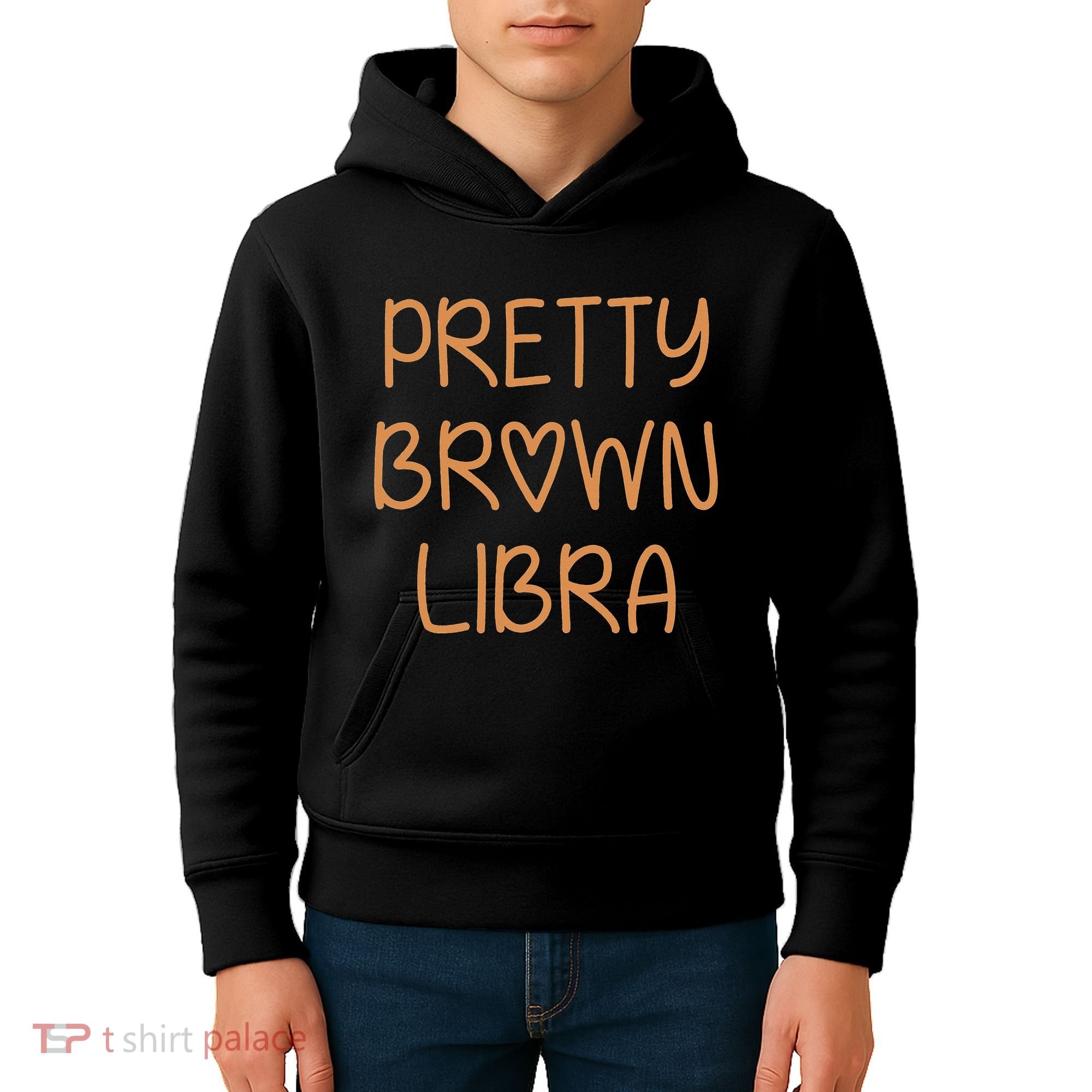 Pretty Libra September October Birthday Asian Latino Black Kids Hoodie