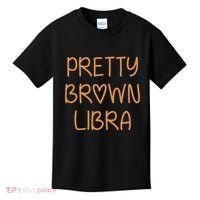 Pretty Libra September October Birthday Asian Latino Black Kids T-Shirt thumb 0