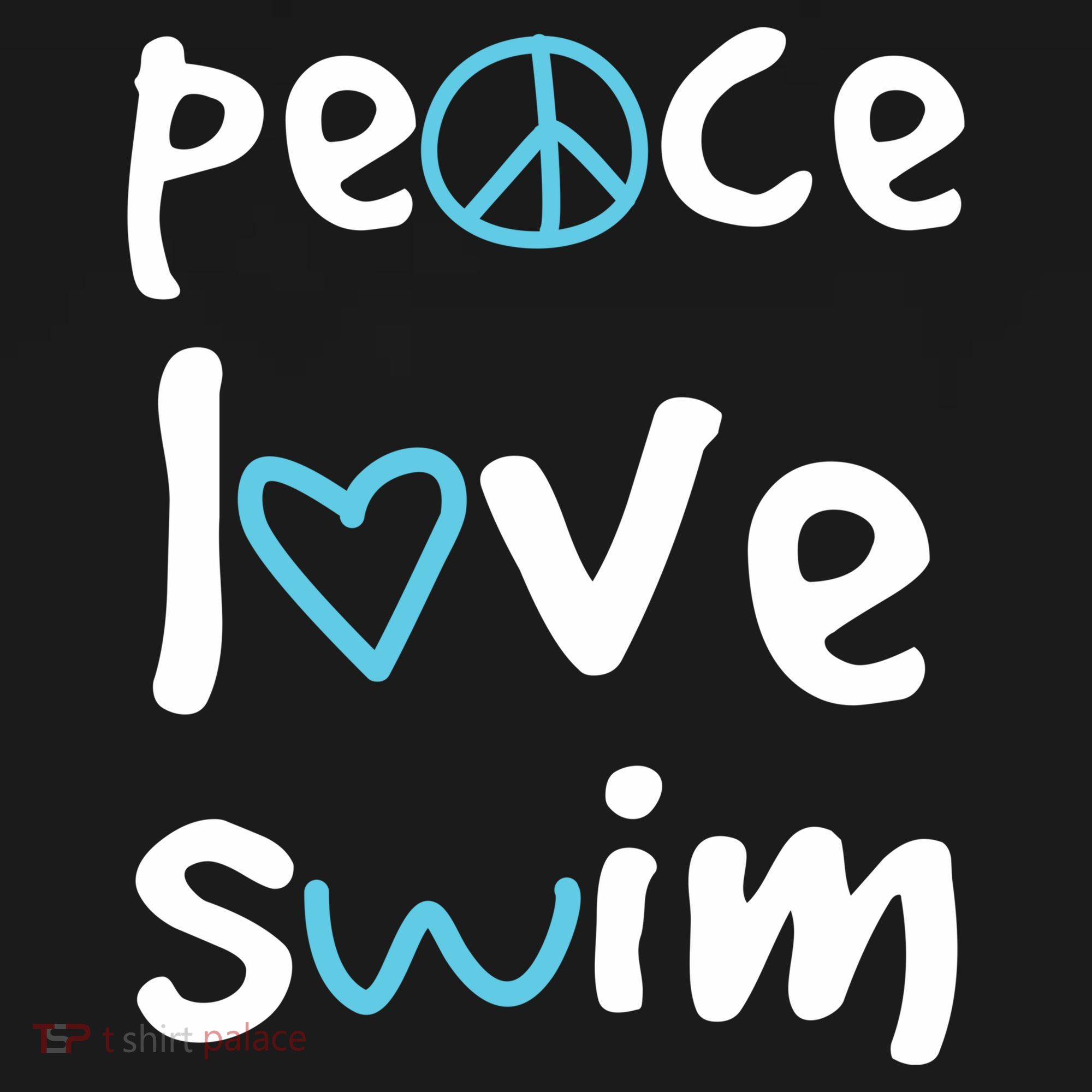 Peace Love Swim Cute Gift Swimmer Gift Love To Swim Visor