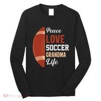 Peace Love Soccer Grandma Life Graphic Long Sleeve Shirt thumb 0
