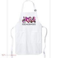 Peace Love Skate Tie Dye Roller Skating For Apron thumb 0