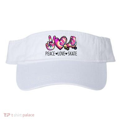 Peace Love Skate Tie Dye Roller Skating For Visor