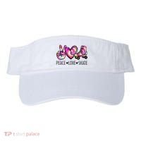 Peace Love Skate Tie Dye Roller Skating For Visor thumb 0