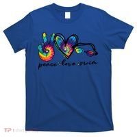 Peace Love Swim Goggles Tie Dye Swimmer Swimming Gift T-Shirt thumb 0