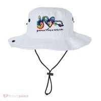 Peace Love Swim Goggles Tie Dye Swimmer Swimming Cool Gift Bucket Hat thumb 0