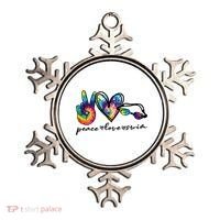 Peace Love Swim Goggles Tie Dye Swimmer Swimming Cool Gift Ornament thumb 0