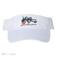 Peace Love Swim Goggles Tie Dye Swimmer Swimming Cool Gift Visor thumb 0