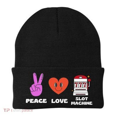 Peace Love Slot Machine Beanie