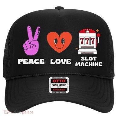 Peace Love Slot Machine Hat