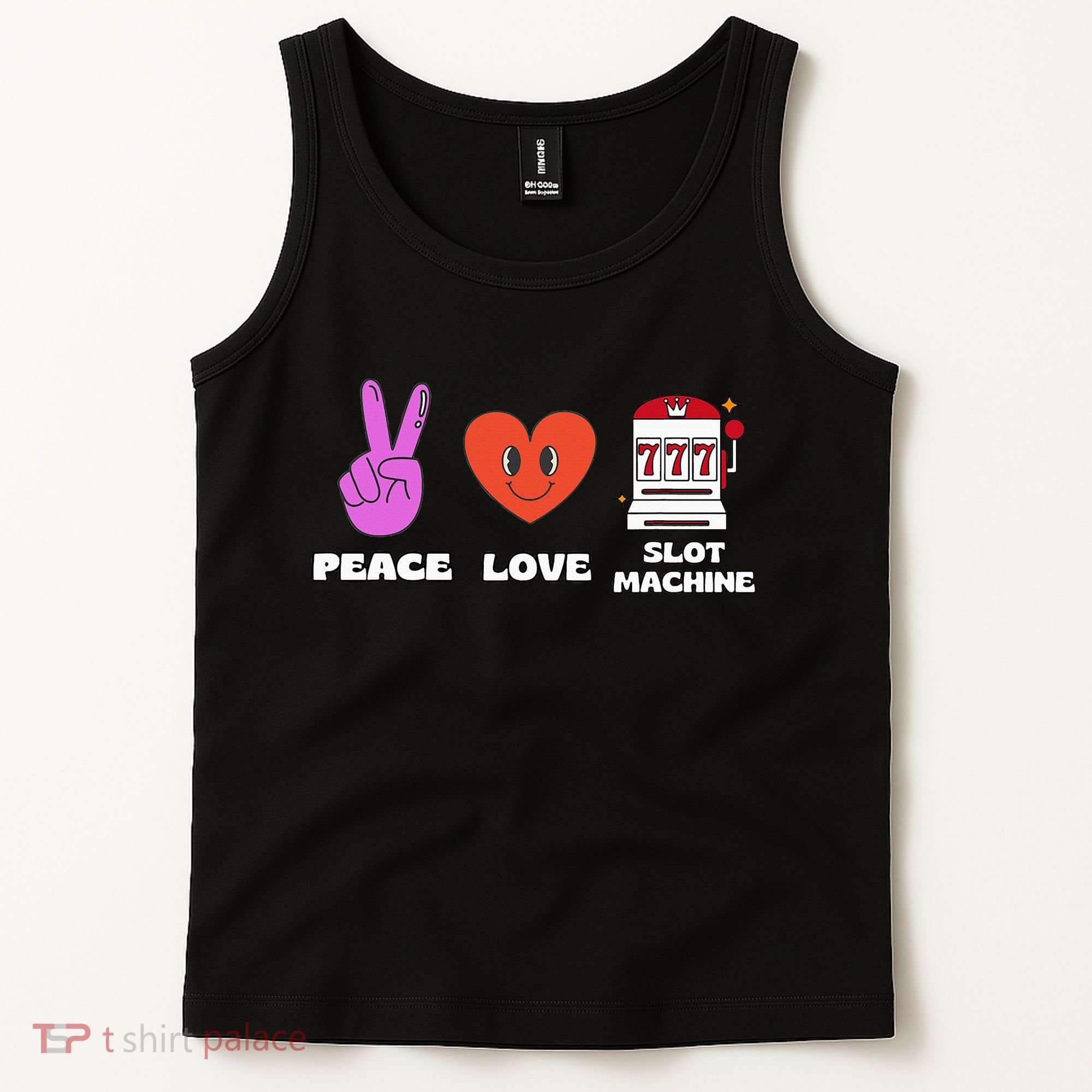 Peace Love Slot Machine Tank Top