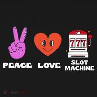 Peace Love Slot Machine Toddler T-Shirt thumb 4