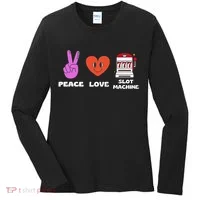 Peace Love Slot Machine Women's Long Sleeve Shirt thumb 0