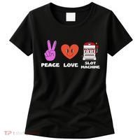 Peace Love Slot Machine Women's T-Shirt thumb 0