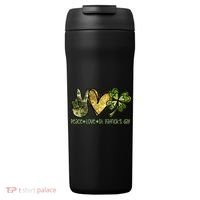 Peace Love St Patrick's Day Festive 24oz Duet Stainless Steel Tumbler thumb 0