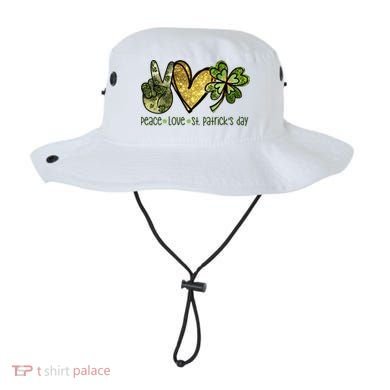 Peace Love St Patrick's Day Festive Bucket Hat
