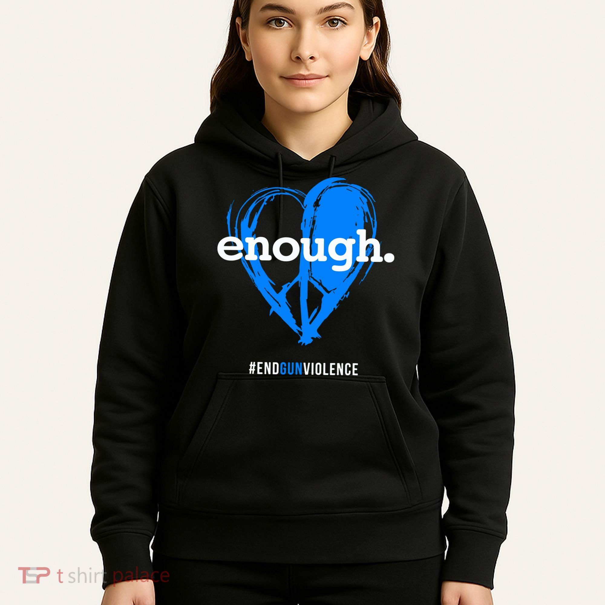 Peace & Love Symbol, Anti Gun Hoodie