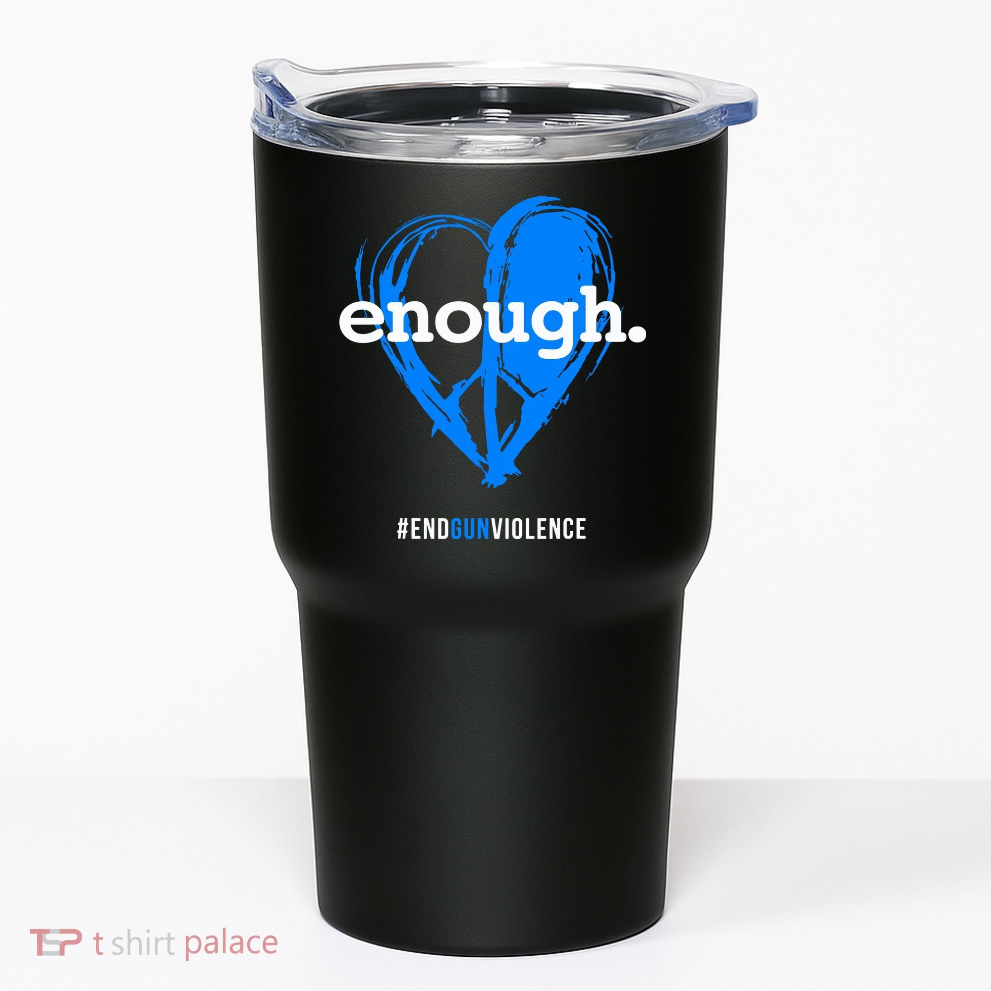 Peace & Love Symbol, Anti Gun Tumbler
