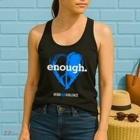 Peace & Love Symbol, Anti Gun Women's Tank Top thumb 2