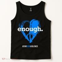 Peace & Love Symbol, Anti Gun Tank Top thumb 2
