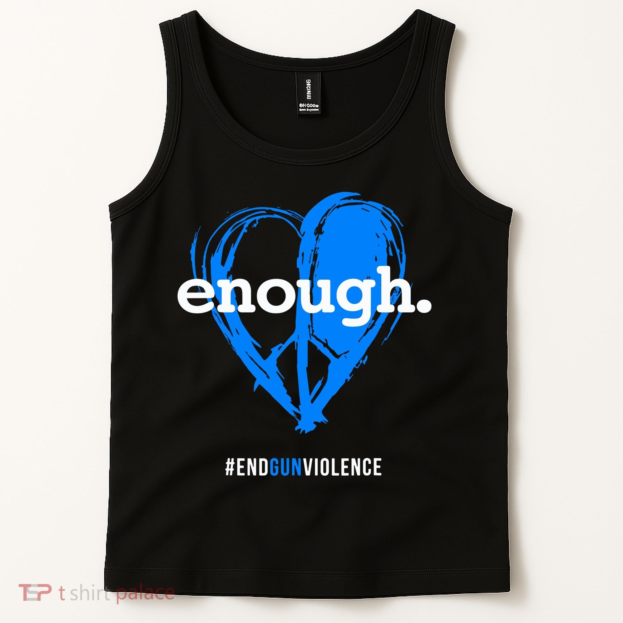 Peace & Love Symbol, Anti Gun Tank Top