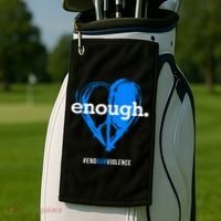 Peace & Love Symbol, Anti Gun Golf Towel thumb 2
