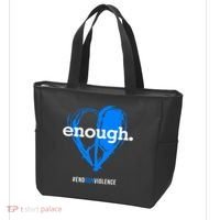 Peace & Love Symbol, Anti Gun Tote Bag thumb 3