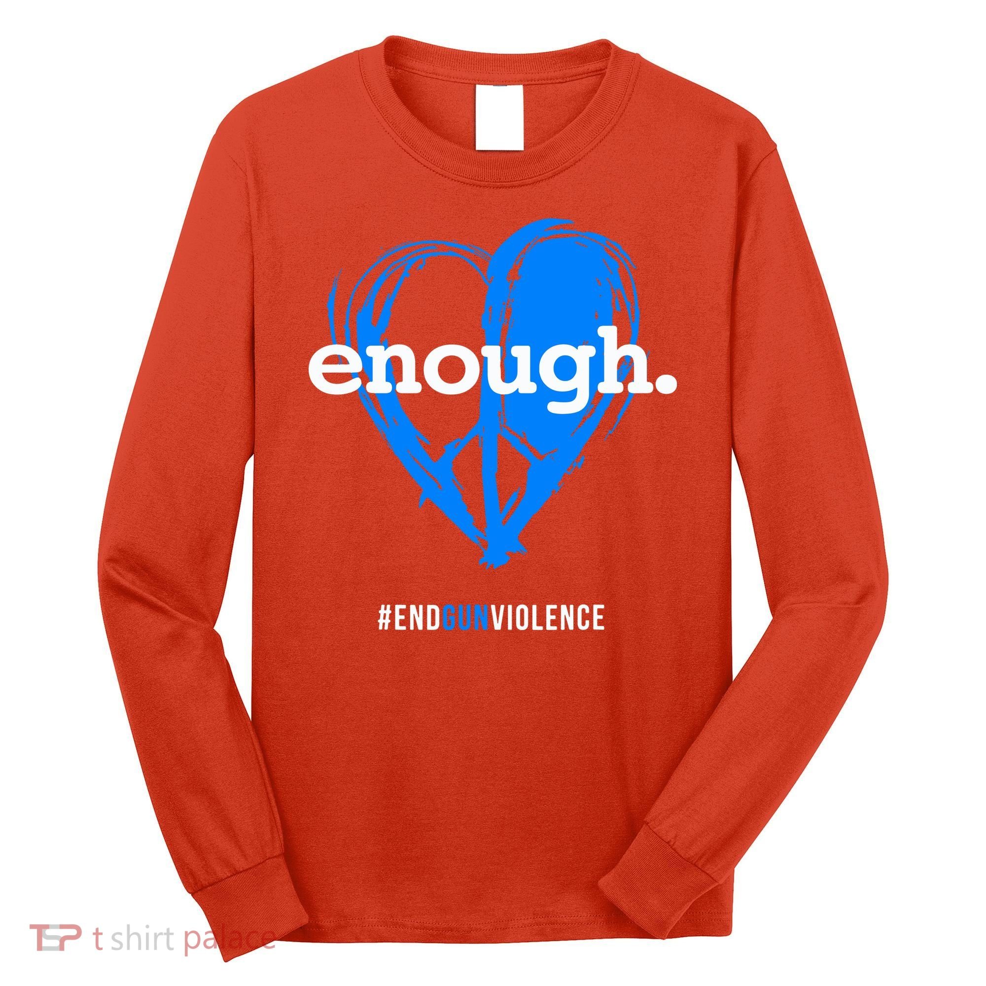 Peace & Love Symbol, Anti Gun Long Sleeve Shirt