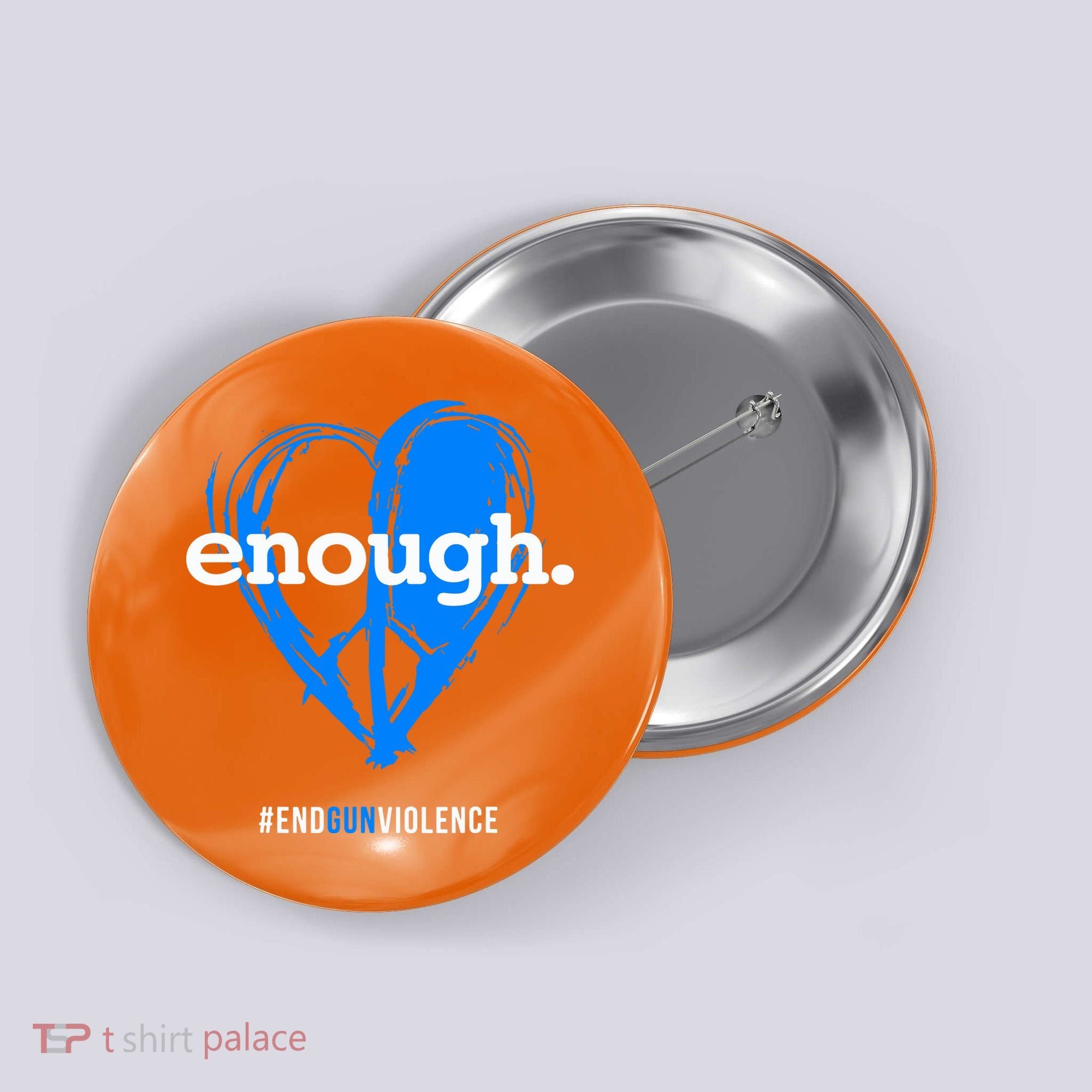 Peace & Love Symbol, Anti Gun Button
