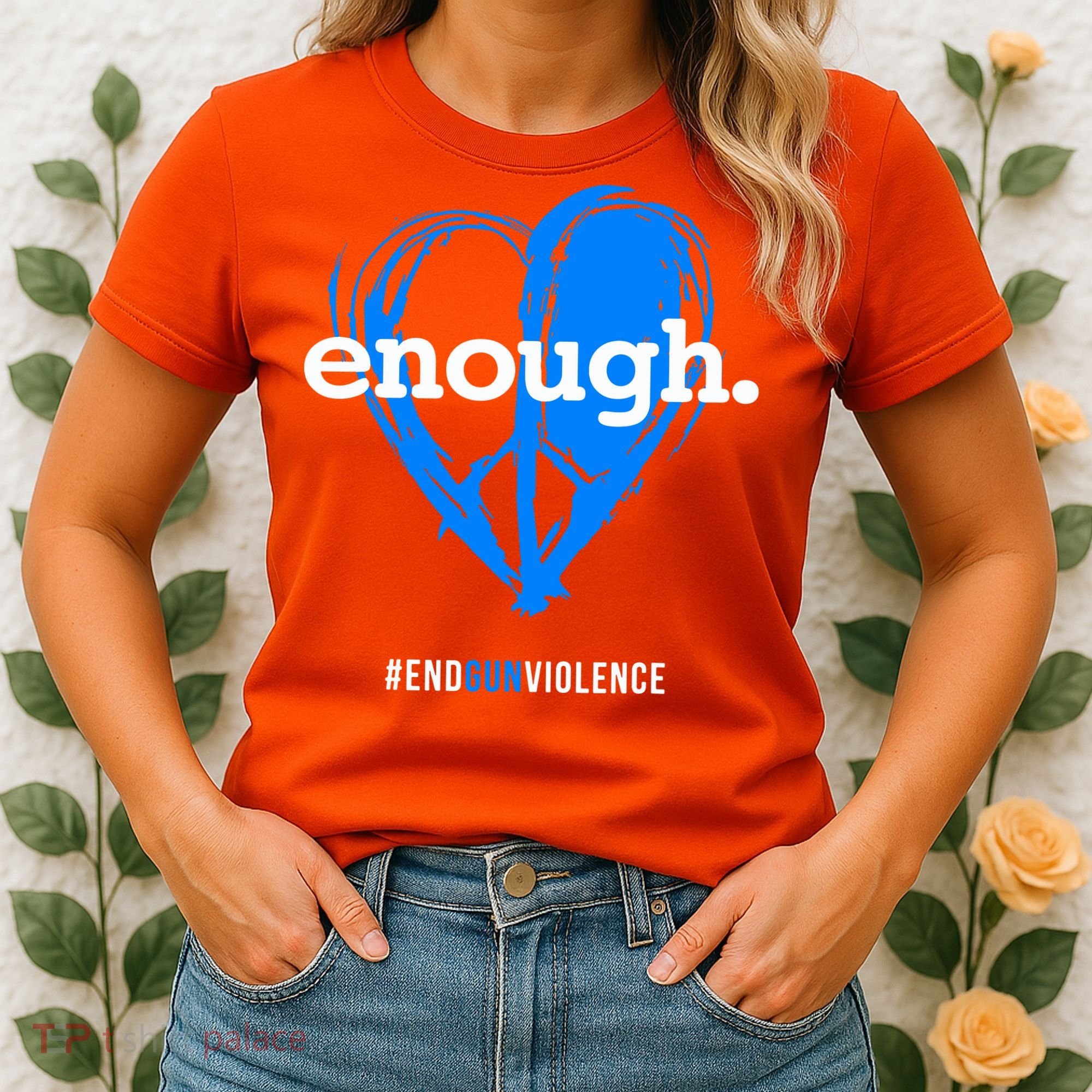 Peace & Love Symbol, Anti Gun Women's T-Shirt