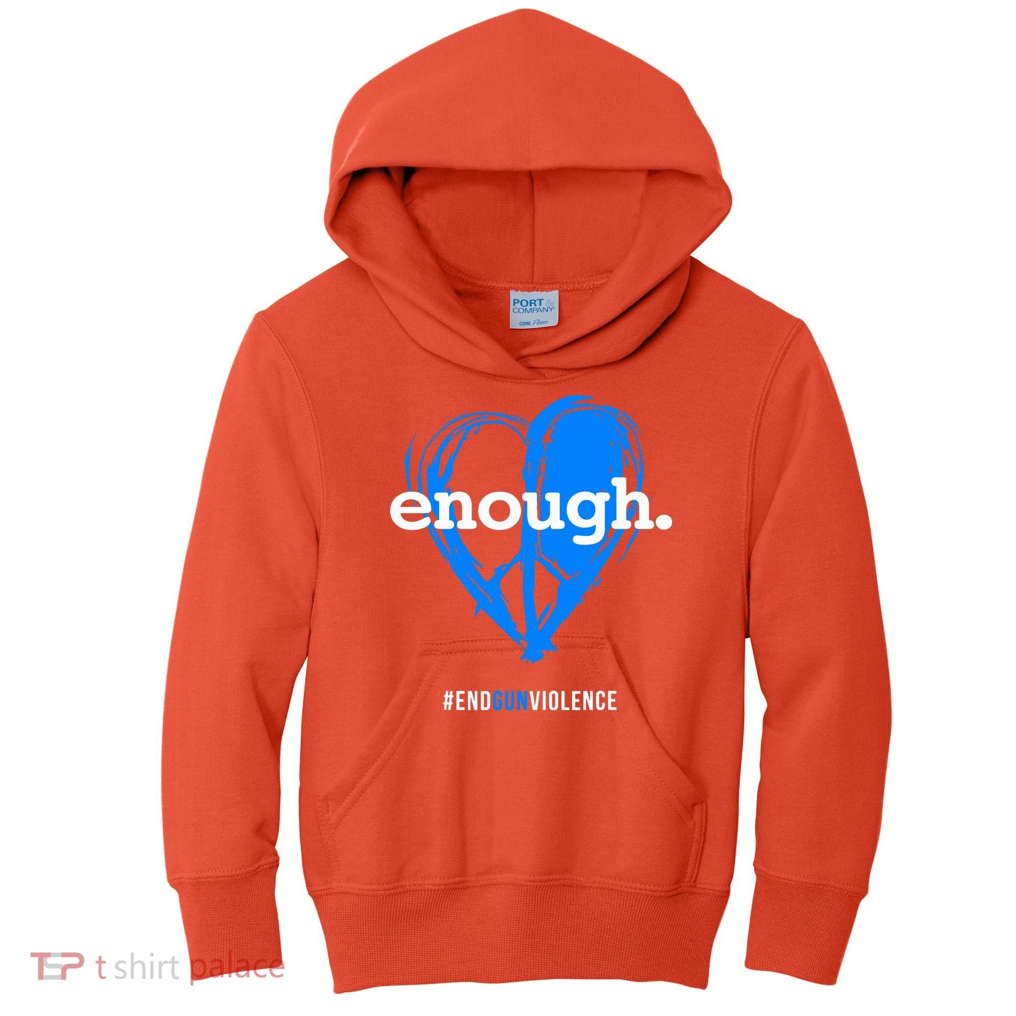 Peace & Love Symbol, Anti Gun Kids Hoodie