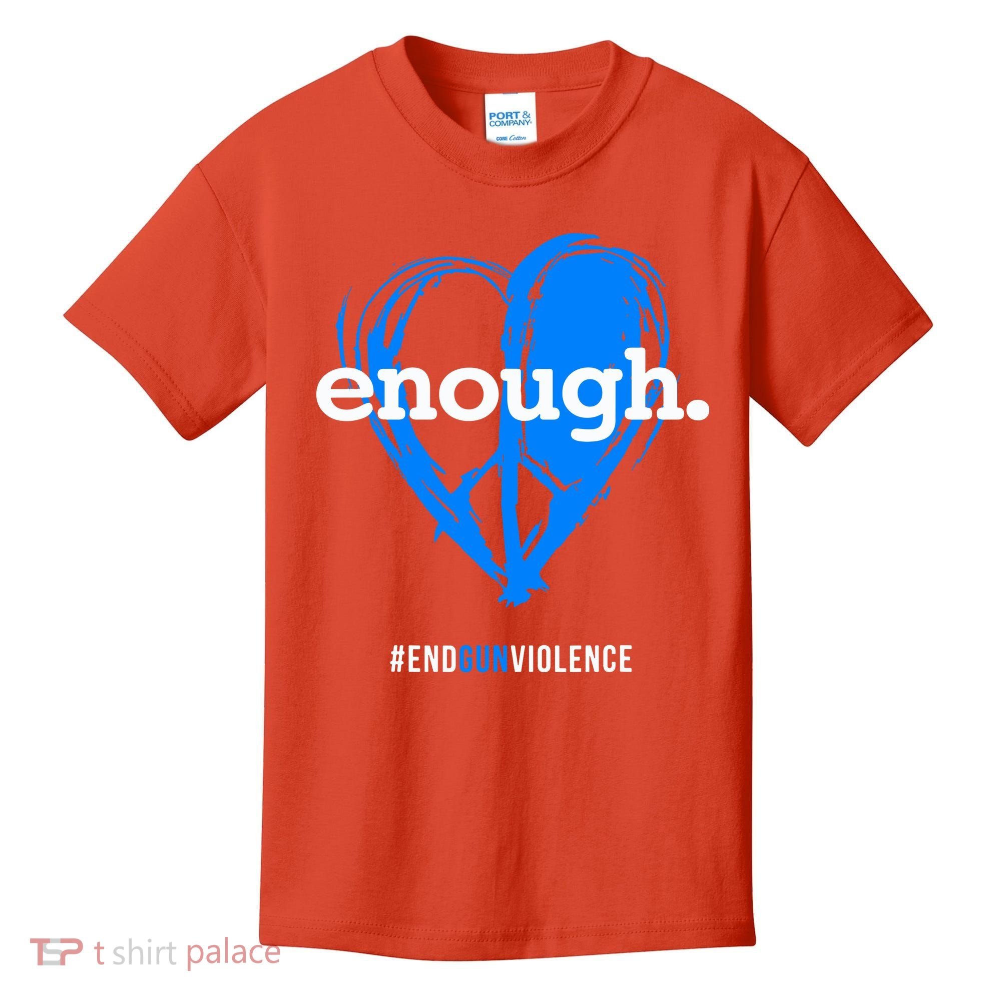 Peace & Love Symbol, Anti Gun Kids T-Shirt