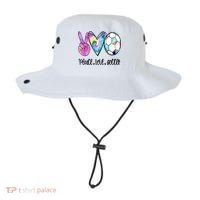 Peace Love Soccer Tie Dye Cute Soccer Lovers Bucket Hat thumb 0