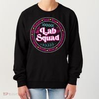 Pink Lab Squad Lab Scientist Microbiologist Women's Sweatshirt thumb 0