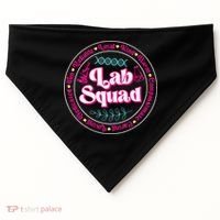 Pink Lab Squad Lab Scientist Microbiologist USA-Made Doggie Bandana thumb 0
