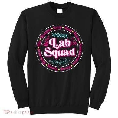 Pink Lab Squad Lab Scientist Microbiologist Sweatshirt