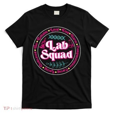 Pink Lab Squad Lab Scientist Microbiologist T-Shirt