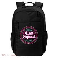 Pink Lab Squad Lab Scientist Microbiologist Backpack thumb 0