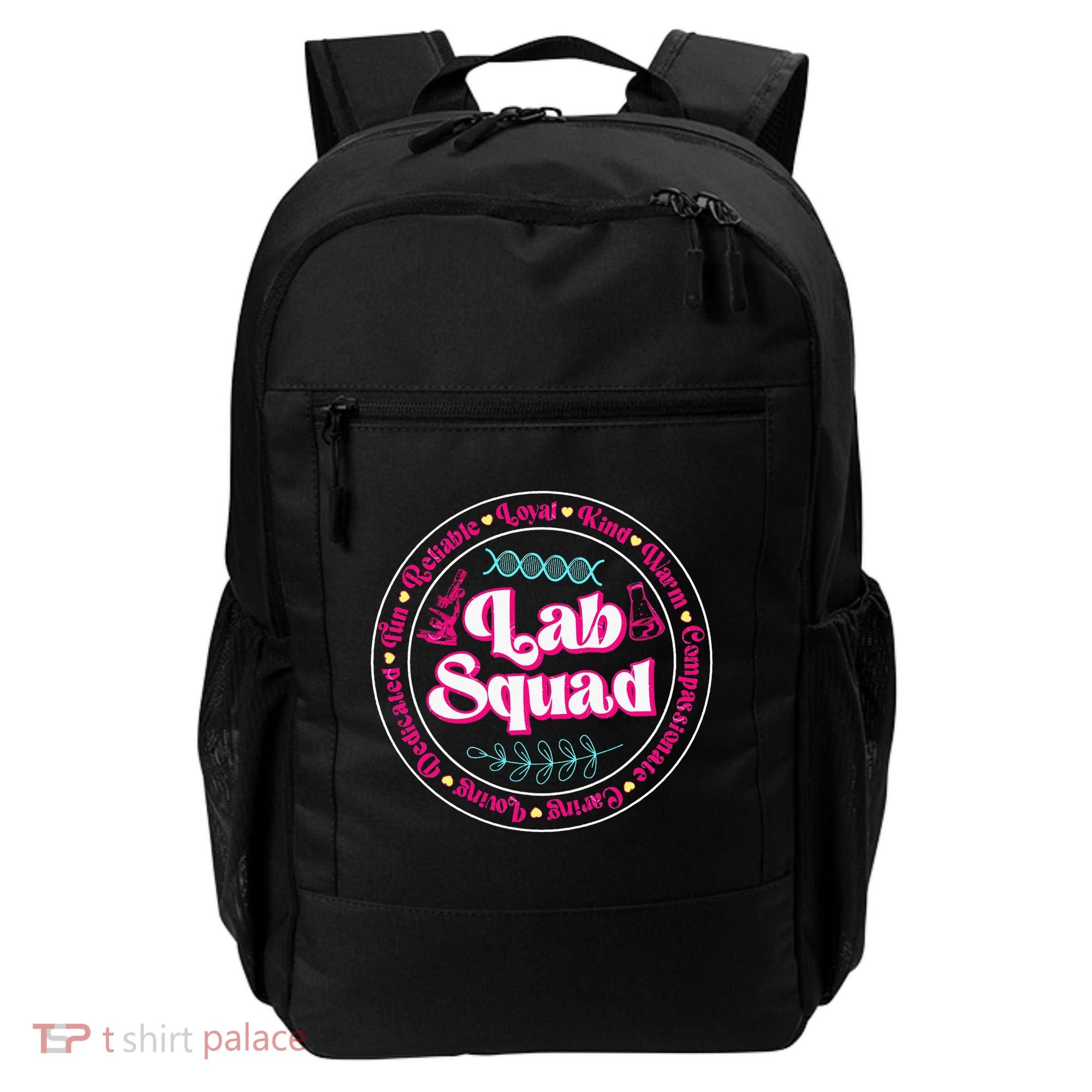 Pink Lab Squad Lab Scientist Microbiologist Backpack