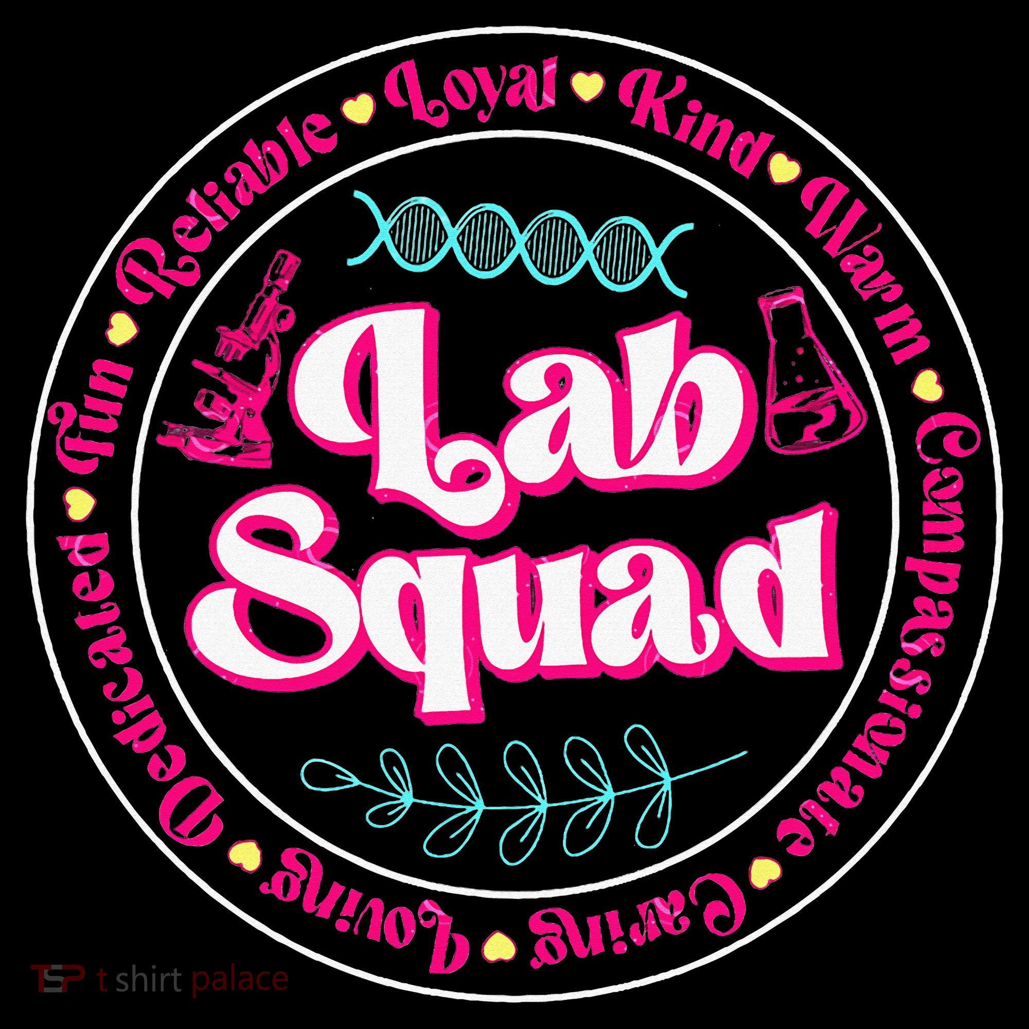 Pink Lab Squad Lab Scientist Microbiologist Bucket Hat