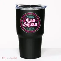 Pink Lab Squad Lab Scientist Microbiologist Tumbler thumb 0