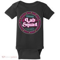 Pink Lab Squad Lab Scientist Microbiologist Baby Bodysuit thumb 0