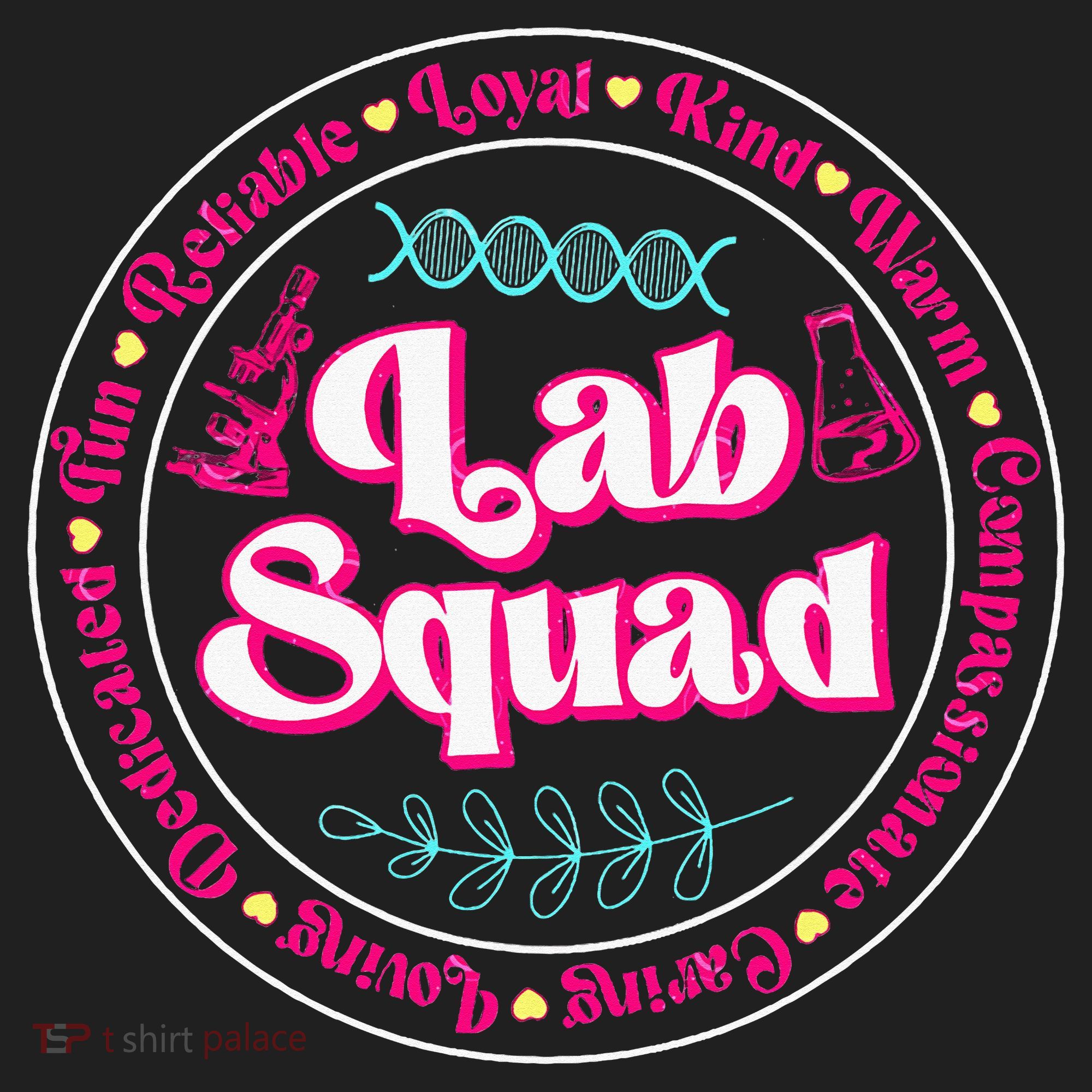 Pink Lab Squad Lab Scientist Microbiologist Hat