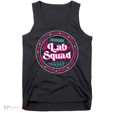 Pink Lab Squad Lab Scientist Microbiologist Tank Top
